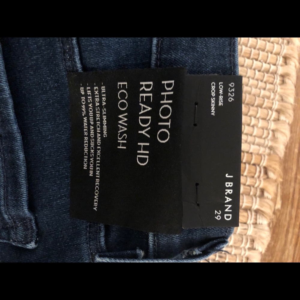J Brand Low-Rise Crop Skinny size 29 NWT